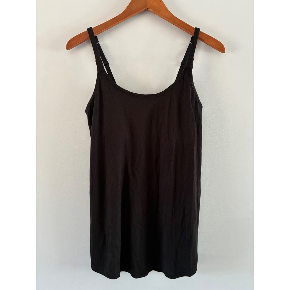 Joyspun Camisole Womens S-M Black Maternity Nursing Tank Top Shelf Bra Pregnancy